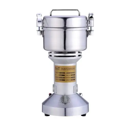 旗箭400克中药材粉碎机家用小型食品磨粉机干磨小钢磨打粉机超细