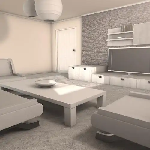 客厅豪华间3d模型