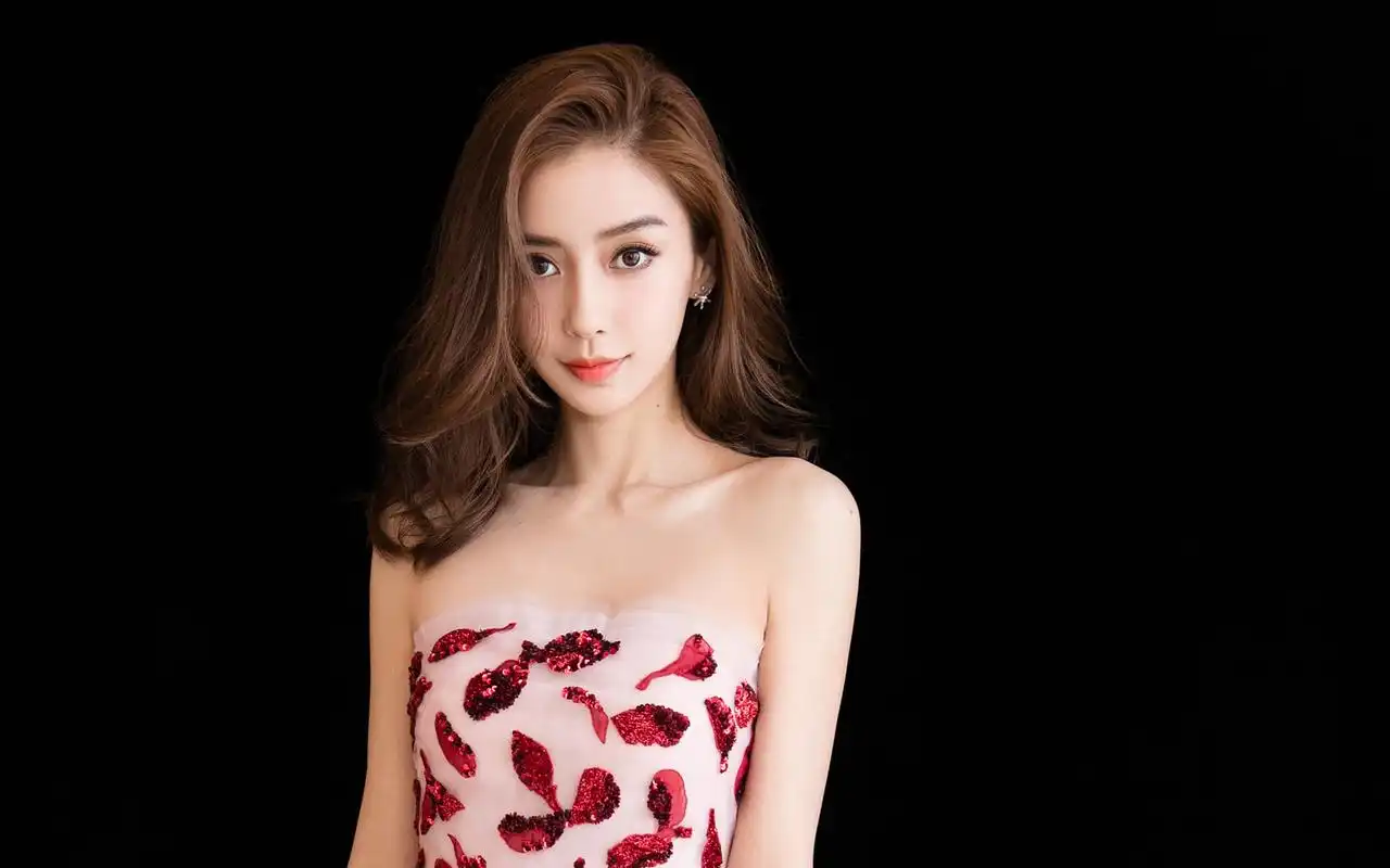 angelababy性感礼服高清电脑壁纸