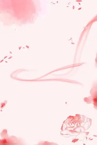 渐变粉色清新海报背景