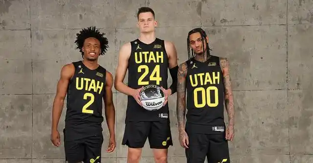 北京时间2月19日,2023盐湖城全明星技巧挑战赛,主场作战的爵士队在第