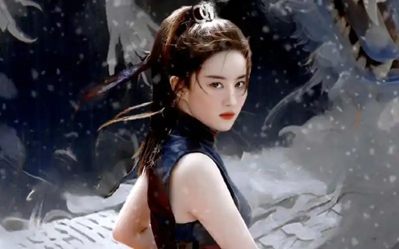 【刘亦菲】来看清晰的高马尾吧,别看那些糊的啦.