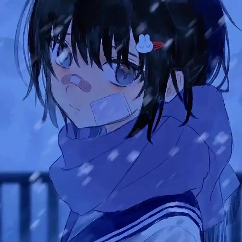 蓝色系女生头像79可抱 最好的关系,有幸遇见,恰好合拍78