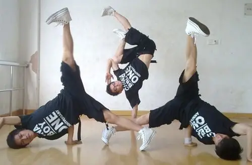 街舞的基本舞步breaking