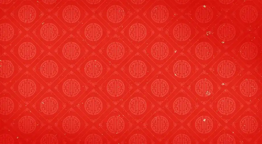 中国风红色花纹背景【电商背景psd】-90设计网
