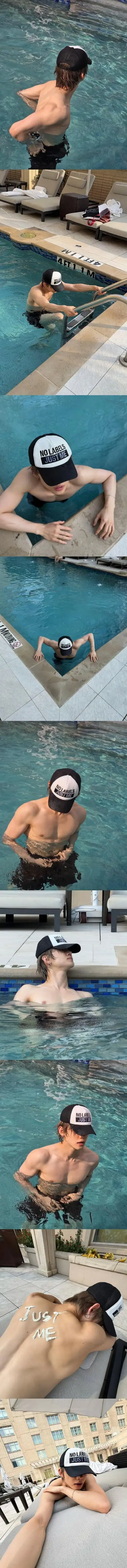 泳池裸照我笑纳了 游艇腹肌我笑纳了 灰色外套我笑纳