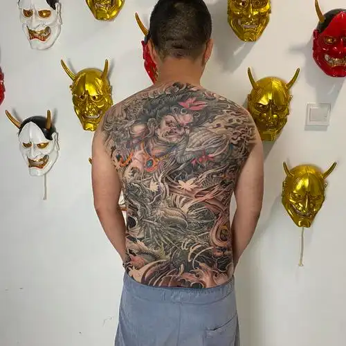 满背 不动明王_纹身吧社区 - 纹身大咖