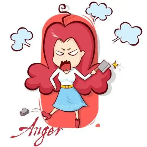 妈妈生气时发火简笔画妈妈双手叉腰简笔画叉腰手势简笔画妈妈对孩子