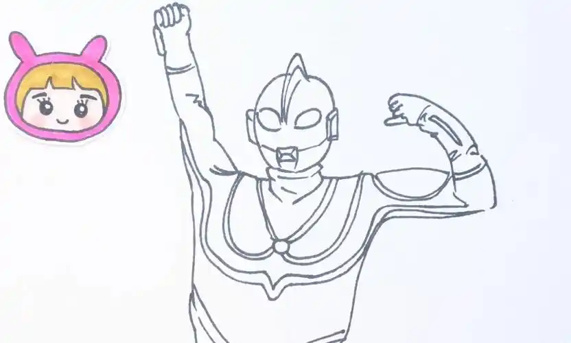 【动漫绘画馆】-杰克奥特曼~5岁