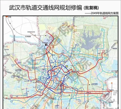 武汉黄陂木兰和红安地铁25号线的构想:可设置融创恒大等六个站点