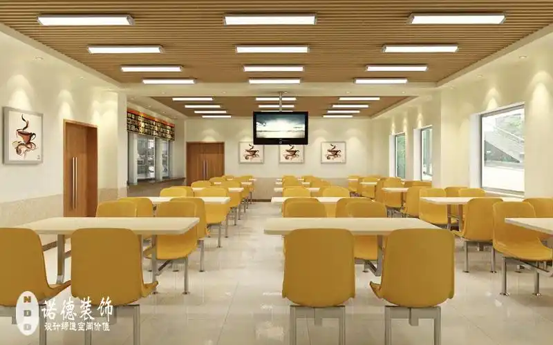 职工食堂装修设计|职工餐厅装修设计的原则
