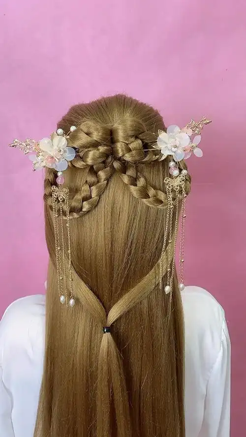 简单好看古风发型