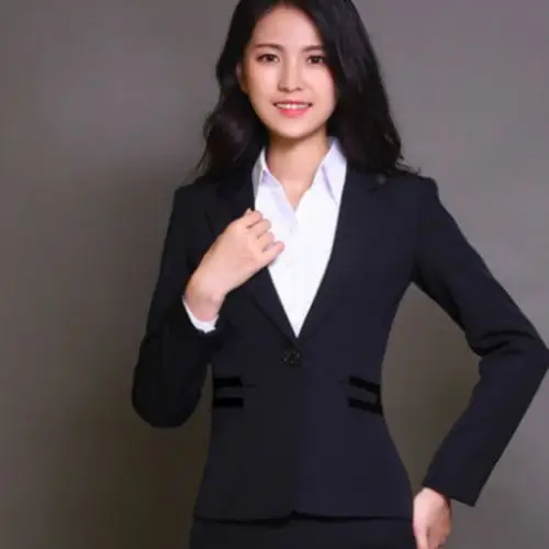 天猫璐丝百丽休闲职业西装套装两件套