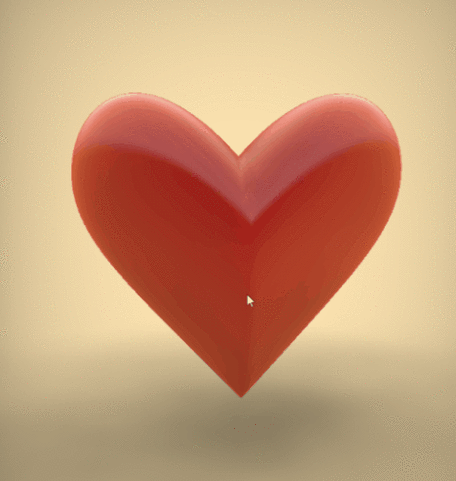 shaderjoy ——纯 shader 实现 3d 跳动的心 【glsl】