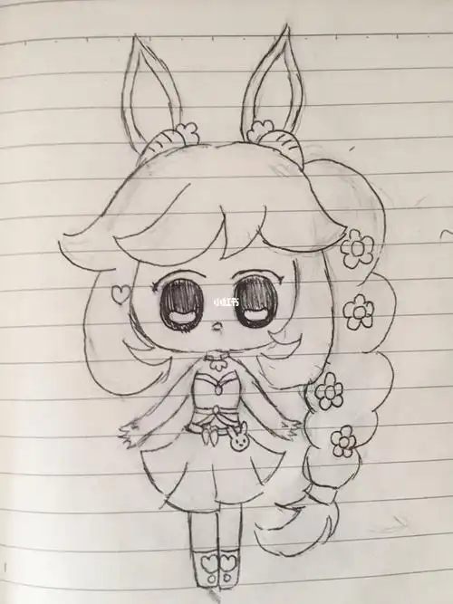 简笔画线稿 画画图小舞斗罗大陆简笔绘画斗罗大陆小舞唐三原创动漫q版