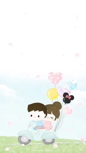 小清新 手绘 插画 软萌 森系 文艺 情侣 平铺 日韩 素材 壁纸 锁屏