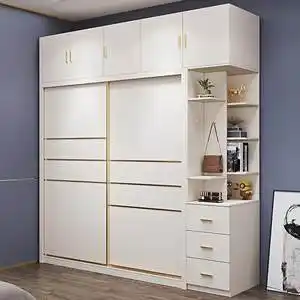 实木生态板衣柜推拉门图片