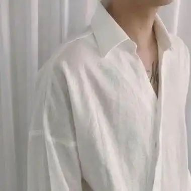 高级感衬衫男轻奢头像 白衬衫头像男干净气质