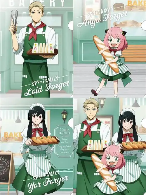 太有爱了附第四集动画的先行图～#间谍过家家##动漫