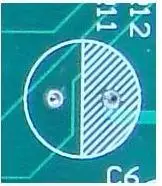 在电路板上,电解电容图形符号,有线条这边是正极还是负极,有图