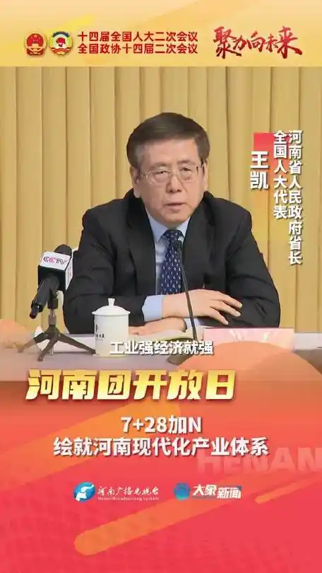 河南团开放日丨王凯:7 28加n绘就河南现代化产业体系_新浪新闻