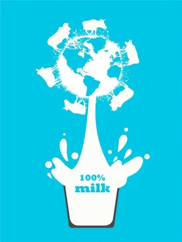 素材模板下载,本次设计元素 作品主题是 牛奶创意广告海报,编号是