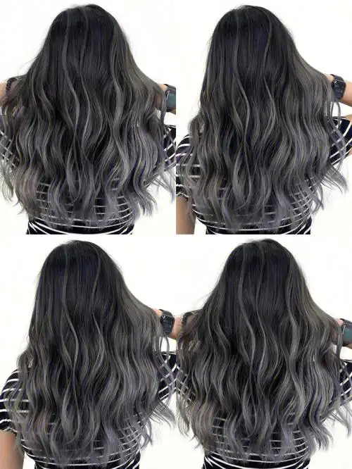 春夏发色欧美风挑染 挂耳染 越洗越好看的发色 ins风染发 女团发色