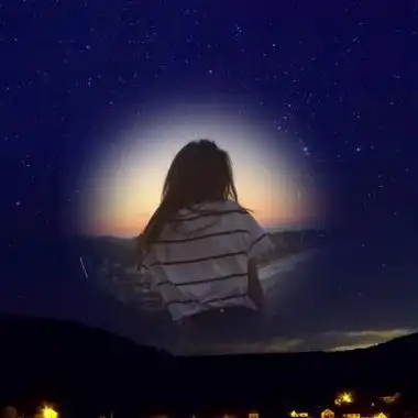 女生头像星空女生头像星空系列真人