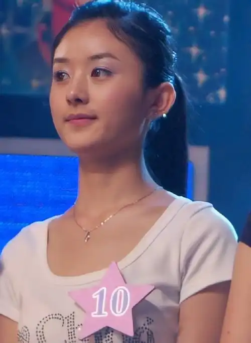 考古赵丽颖在《雅虎搜星》选秀时期的照片