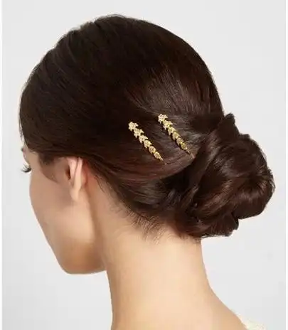 法国贵妇优雅气质盘发发型图片2