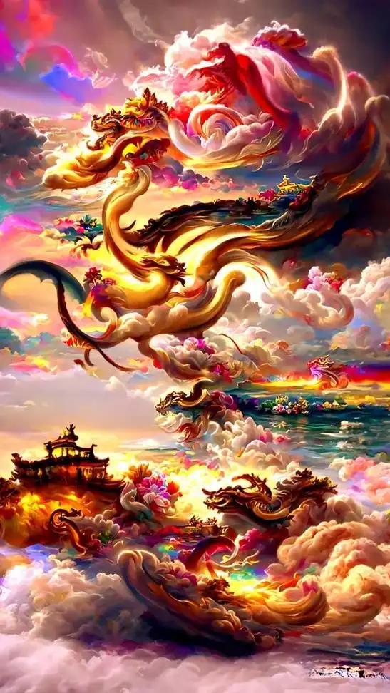 大数据不会骗人的,当你刷到这组龙凤呈祥时,证明您的桃花运到了 - 抖