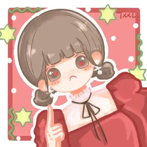 虞书欣卡通头像比例11