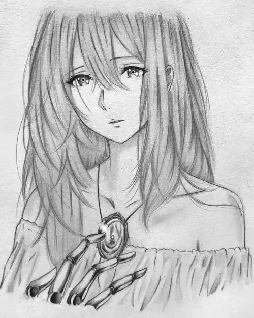 素描动漫手绘满足了我二次元的幻想