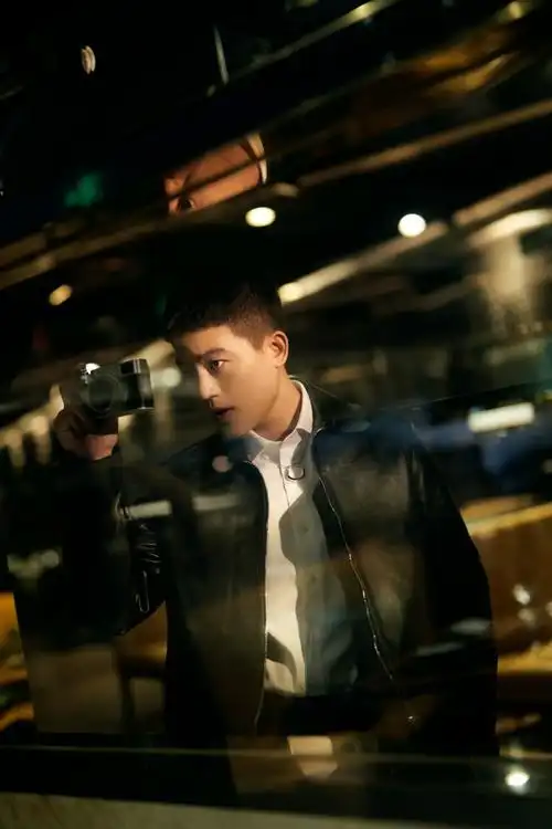 欧豪寸头痞帅##欧豪皮衣寸头的帅