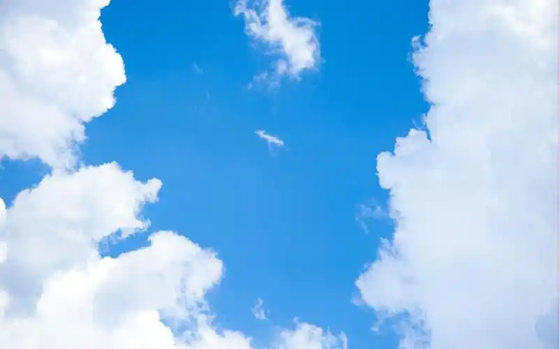 蔚蓝色的天空,高清壁纸,风景图片-回车桌面