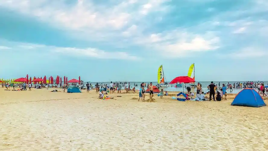 天津滨海大道沙滩公园