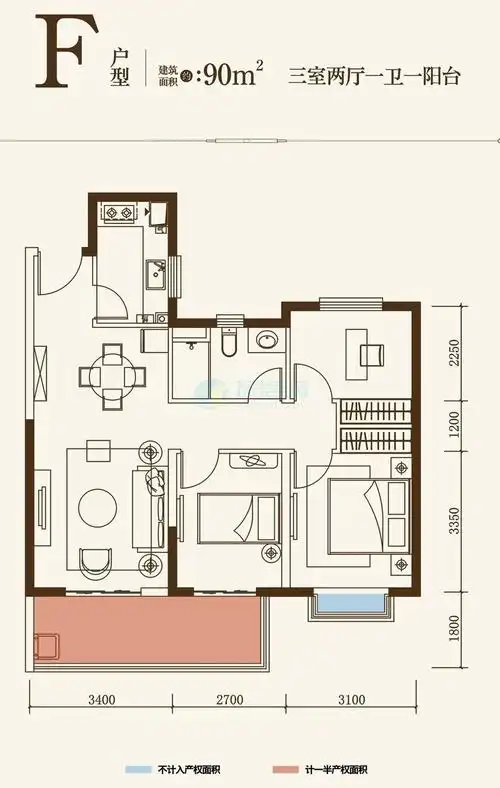 保利城两至三房户型预售中 均价15000元/平米