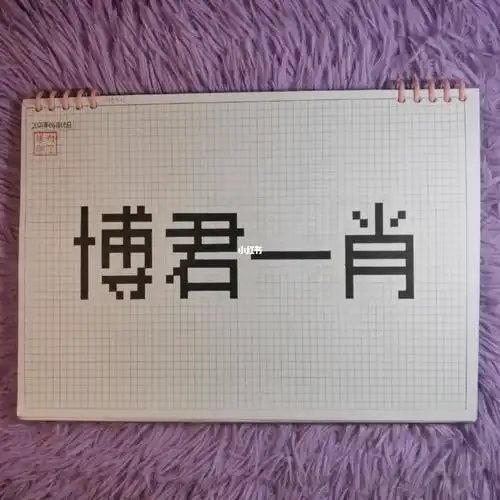 像素字博君一肖