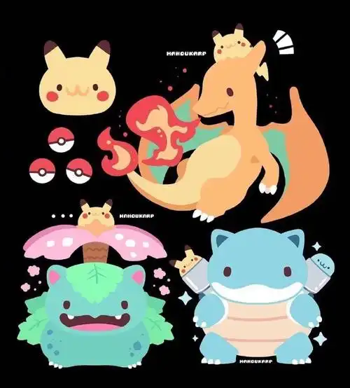 神奇宝贝 q 小精灵 可爱 - 堆糖,美图壁纸兴趣社区