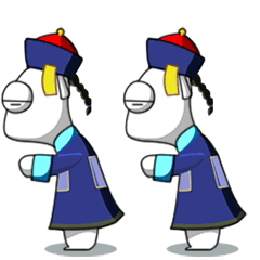 僵尸跳可爱gif动图_动态图_表情包下载_soogif