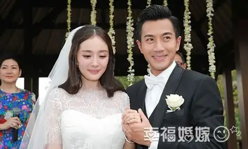 准妈妈杨幂再爆婚纱照与老公浪漫拥吻