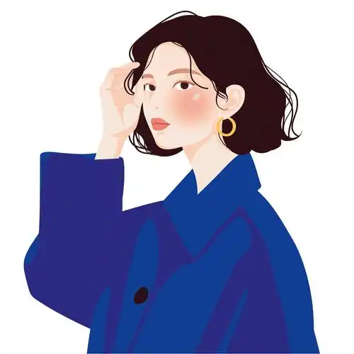 简约的克莱因蓝头像,很适合职场!_颜色_专业_感觉