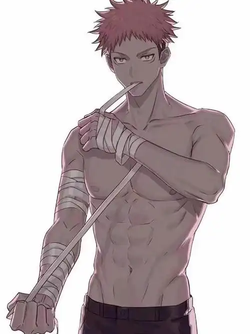 腹肌这一块,咒术拿捏死死的