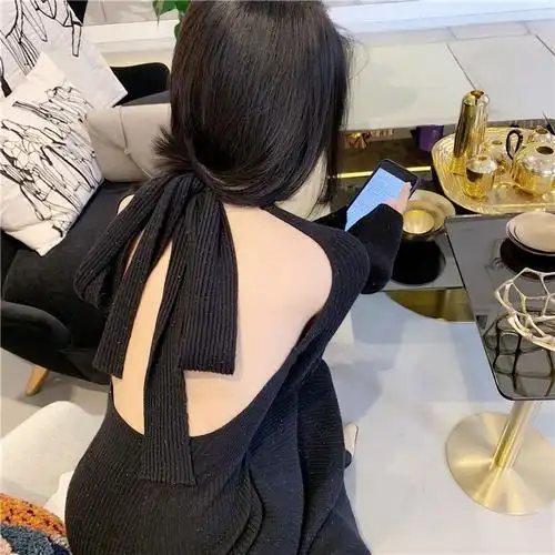 图片头像女生气质露背