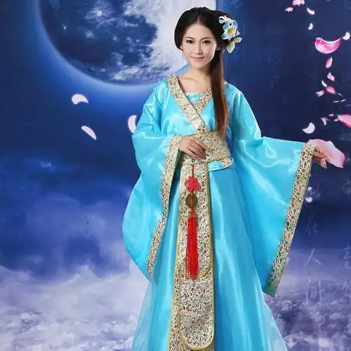 唐朝古代宫廷贵妃装太平公主古装民族女士古装舞台戏服演出服装图片