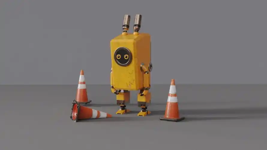 小机器人建模渲染