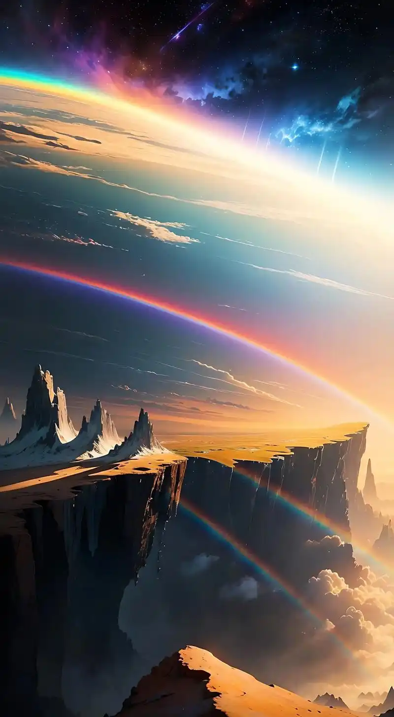 遇见你,从此凛冬散尽,星河长明!#唯美星空壁纸  - 抖音