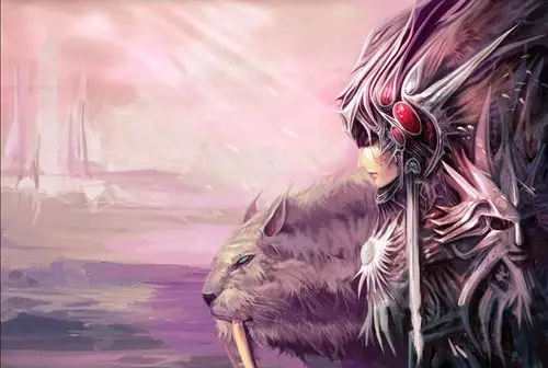 韩画风格:暗夜精灵猎人和宠物