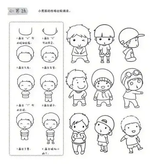 儿童画人物画法