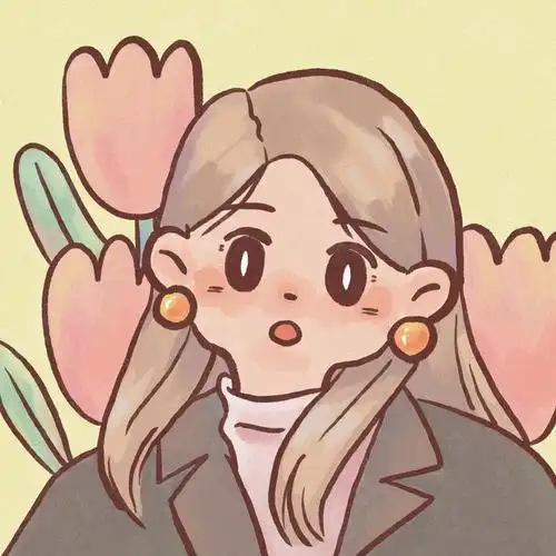 微信可爱手绘少女头像